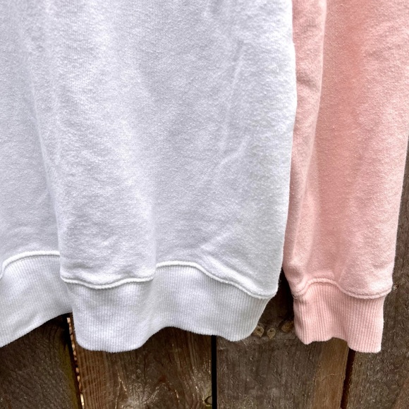 *WILDFOX | Knit Grapefruit Stripe Long Sleeve Coordinating Pullover Size L - Picture 7 of 11